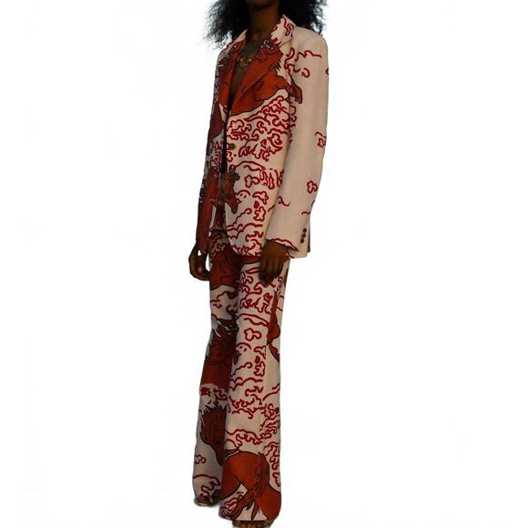 NEW ALIX OF BOHEMIA women's bunny rouge pegasus pant in off-white - Picture 4 of 4